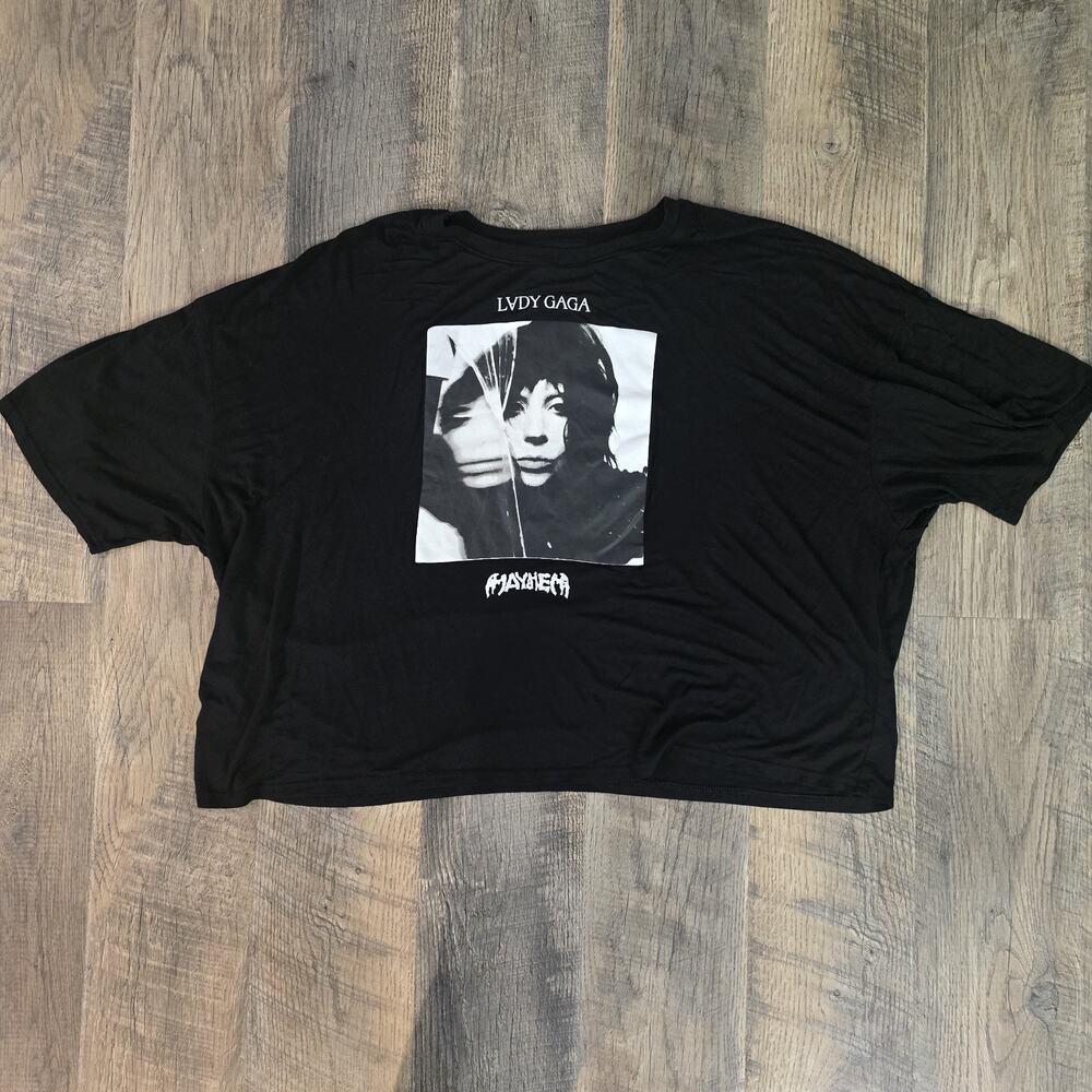 Lady Gaga Mayhem , Lady Gaga The Mayhem Ball Tour 2X Black Womens Sleep Shirt